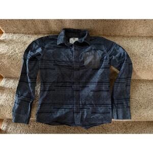 On the Byas mens small button front shirt